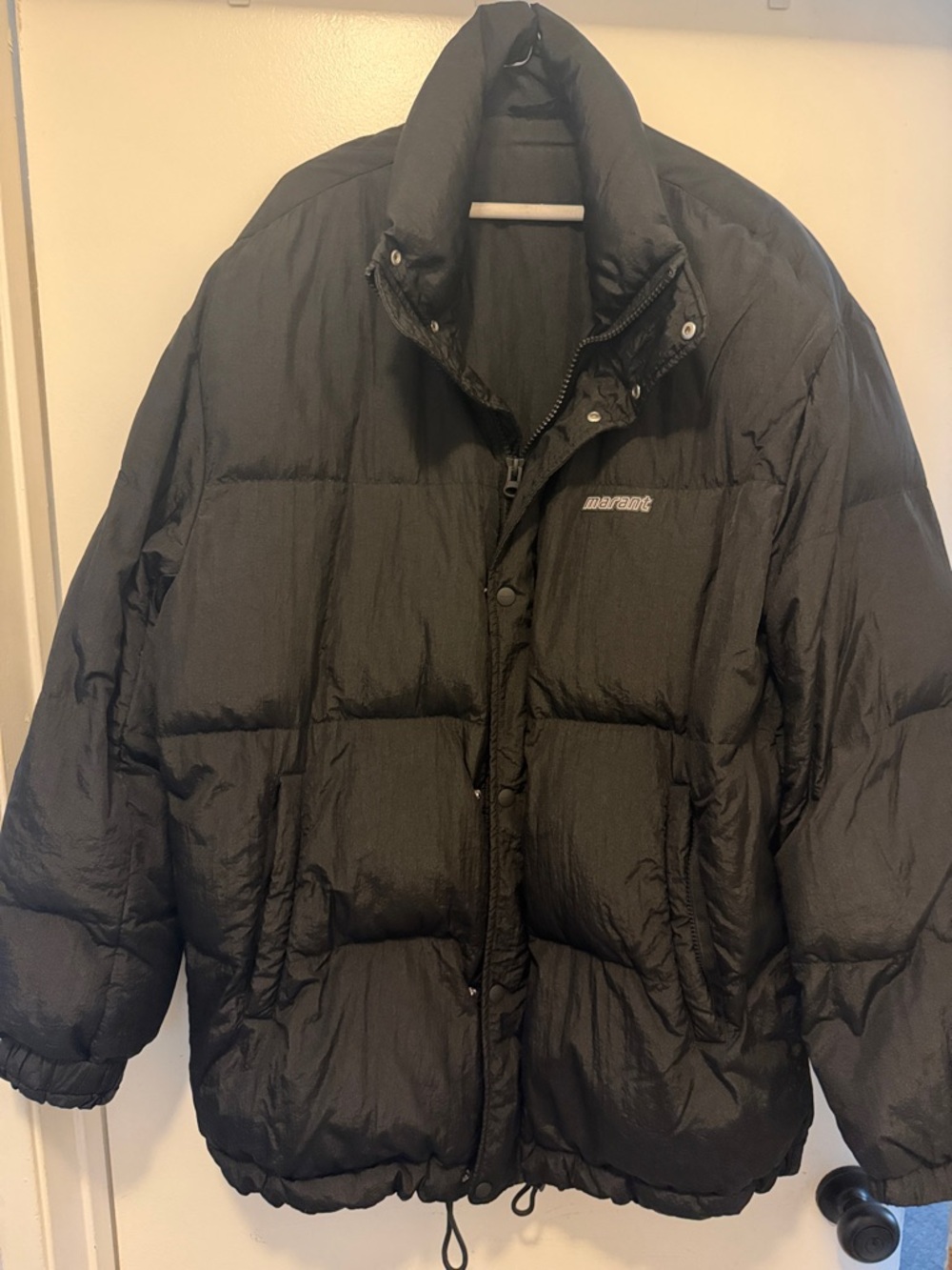 Black Puffer Jacket - Isabel Marant